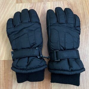 EUC 3M Thinsulate Black Insulated Gloves sz Small